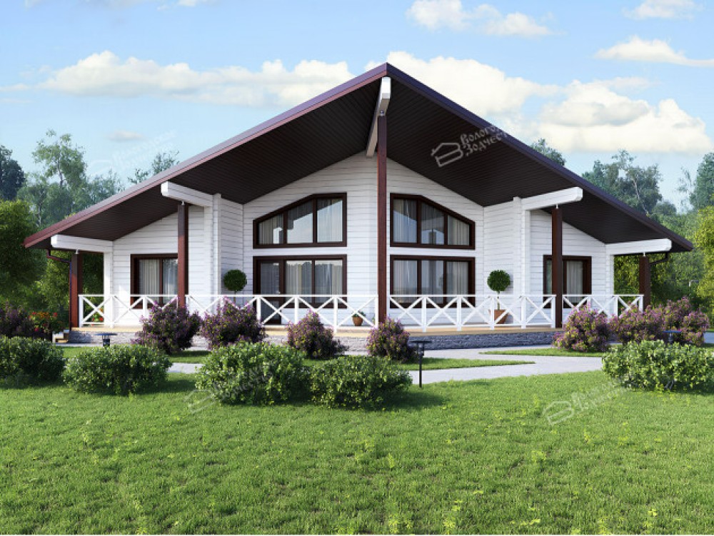 Дом из клееного бруса VZ-349